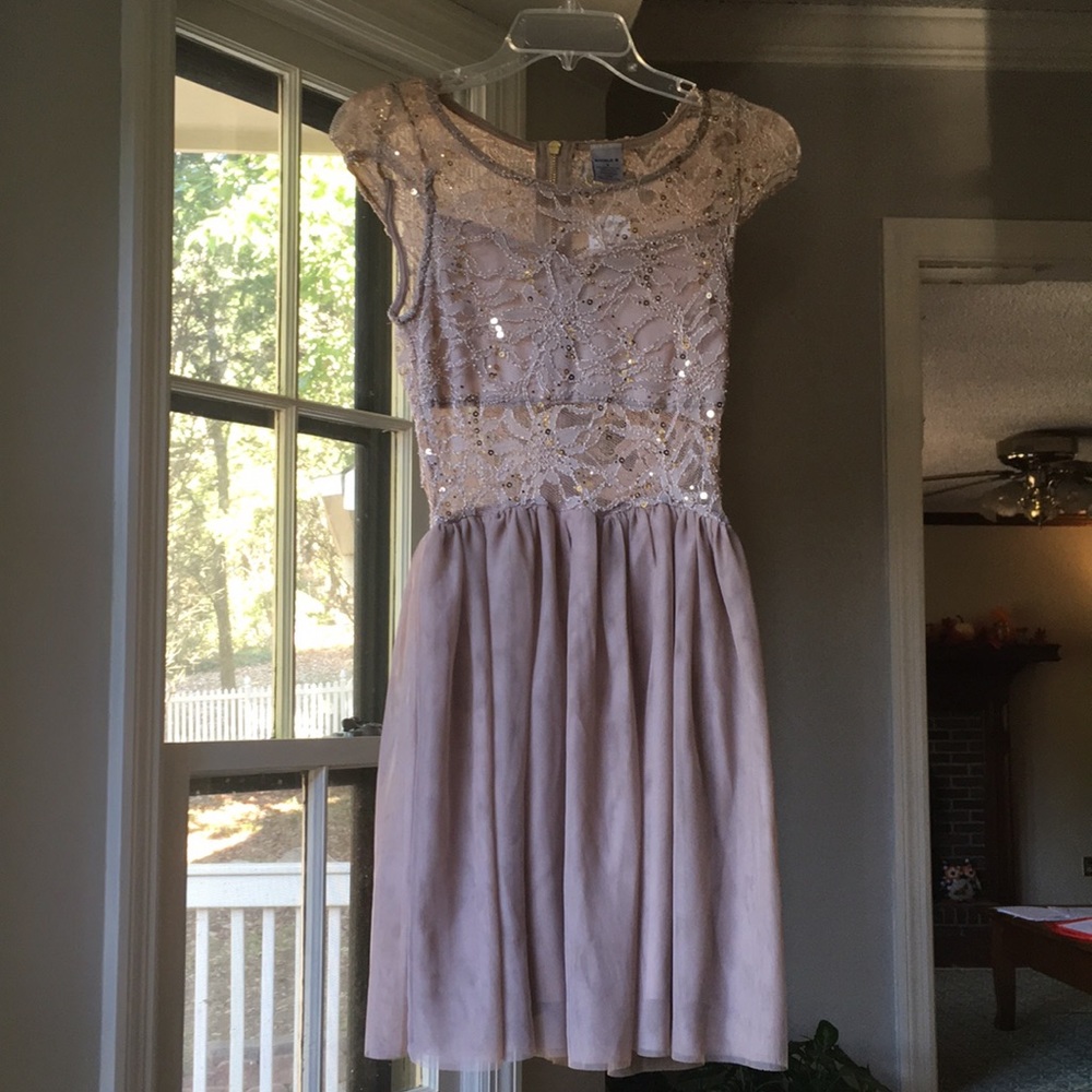 NWT Champagne party dress